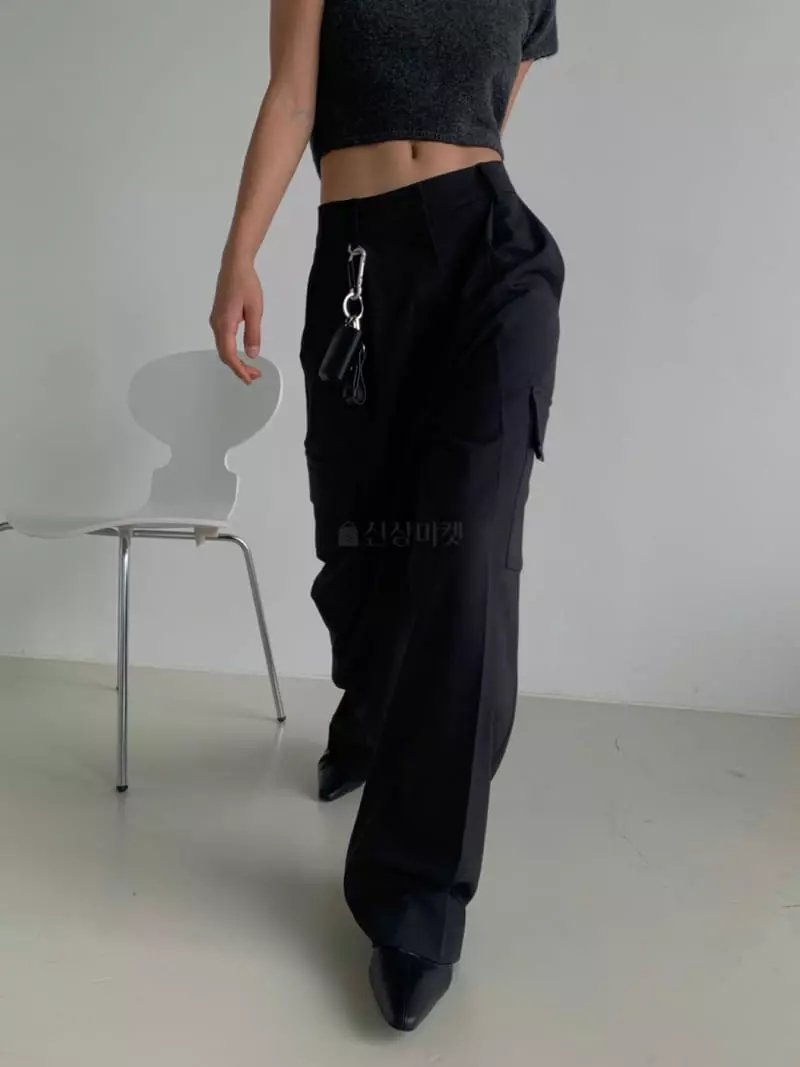 Recover - Korean Women Fashion - #womensfashion - Dring Pocket Pants - 5
