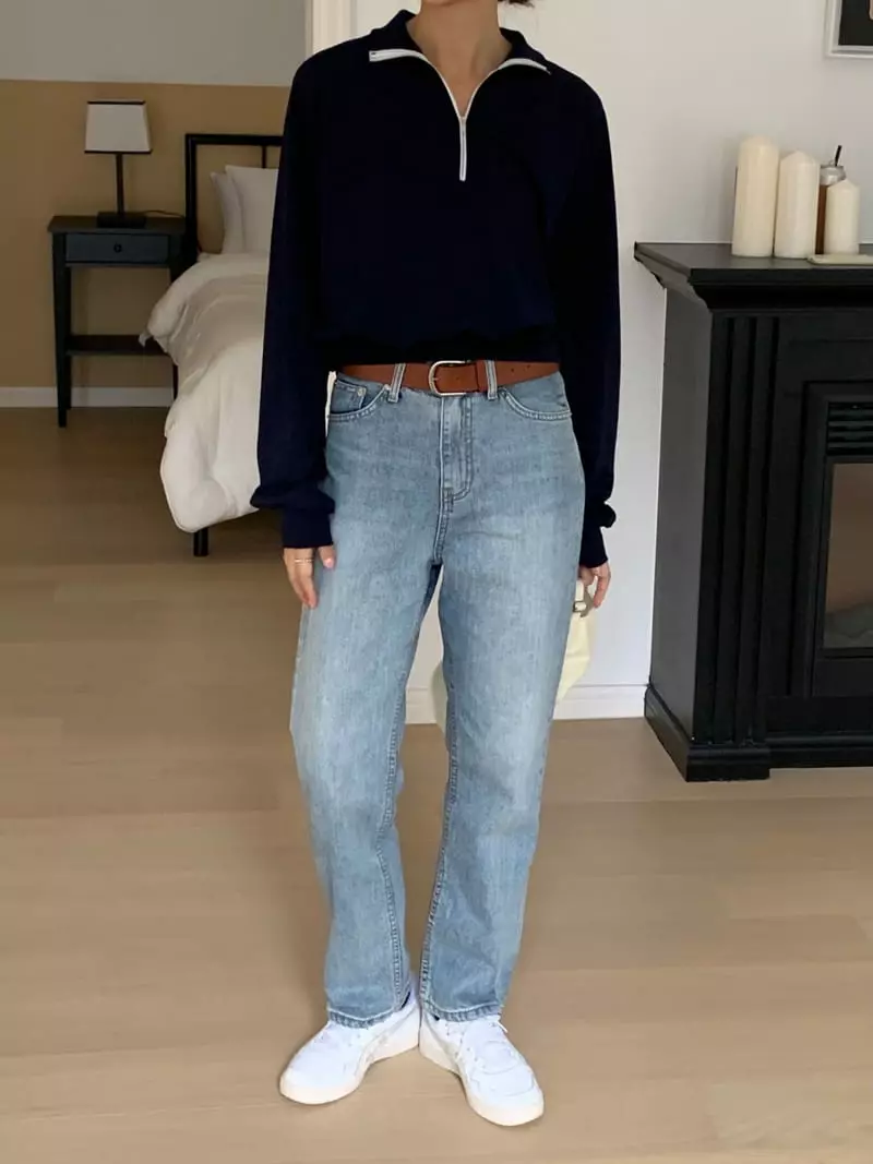 Refleur - Korean Women Fashion - #momslook - Wished Jeans - 7