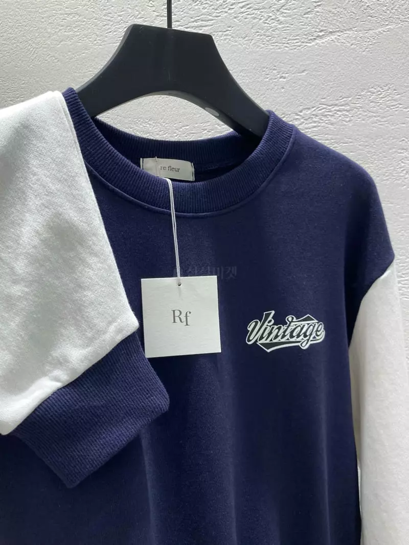 Refleur - Korean Women Fashion - #momslook - Vintage Paint Sweatshirt - 2
