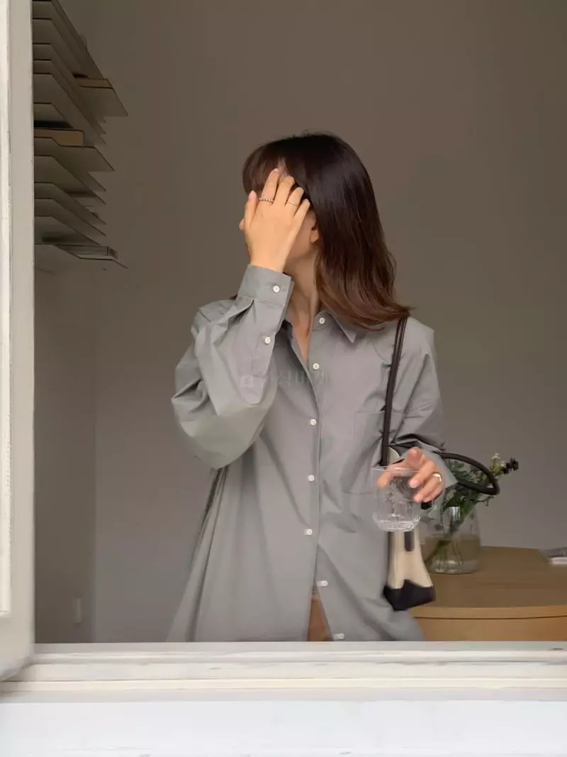 Refleur - Korean Women Fashion - #womensfashion - Reover Fit Shirt - 4