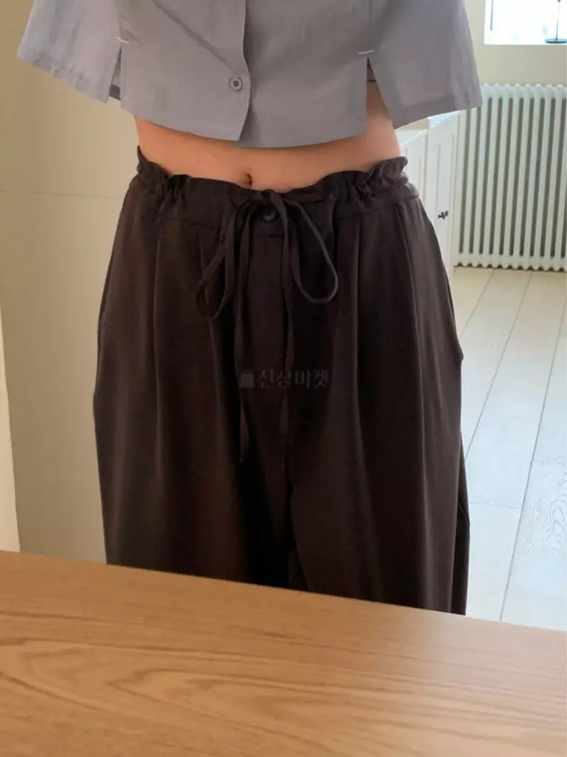 Refleur - Korean Women Fashion - #momslook - Ganer String Pants - 6