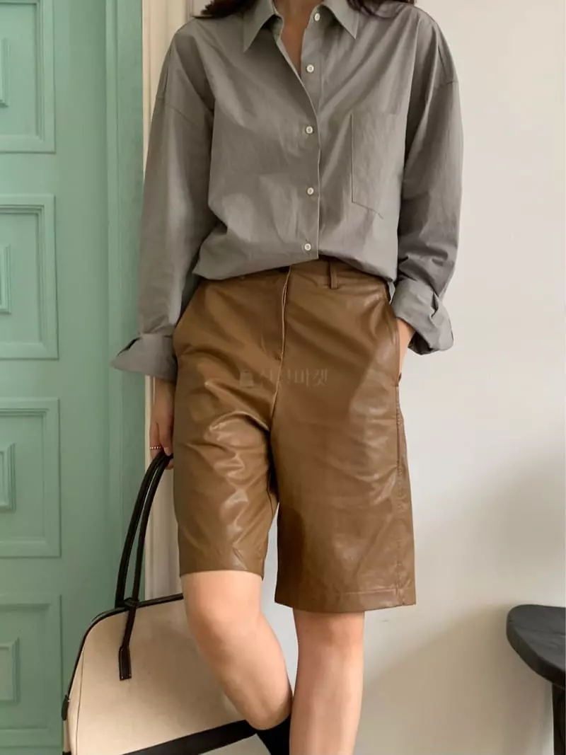 Refleur - Korean Women Fashion - #restrostyle - Leather Pants - 6