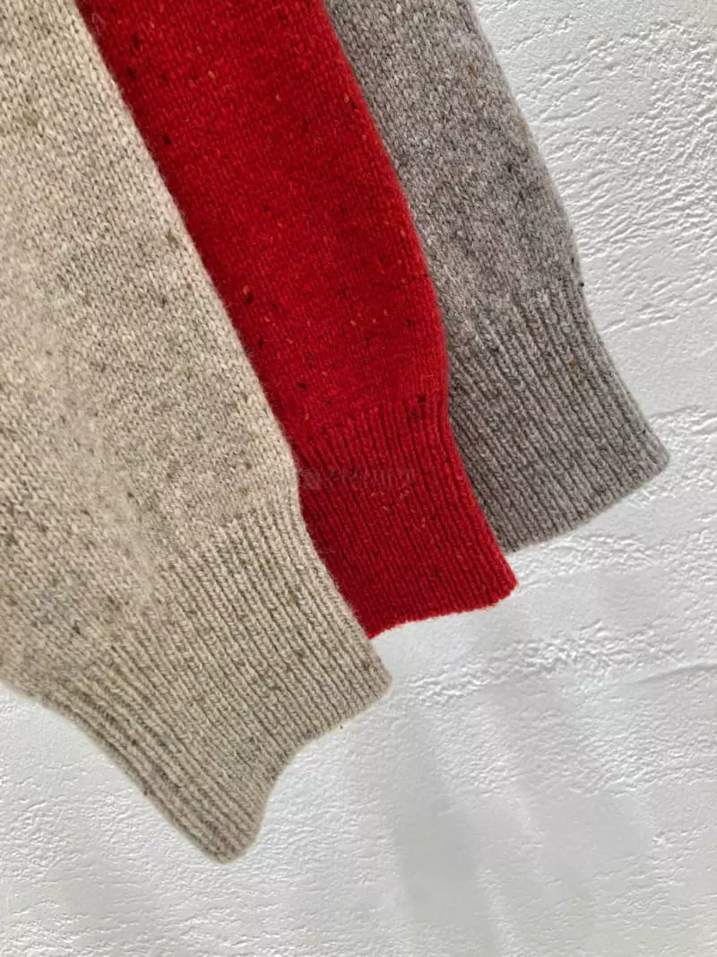 Refleur - Korean Women Fashion - #restrostyle - Neff Raglan Knit Tee - 3
