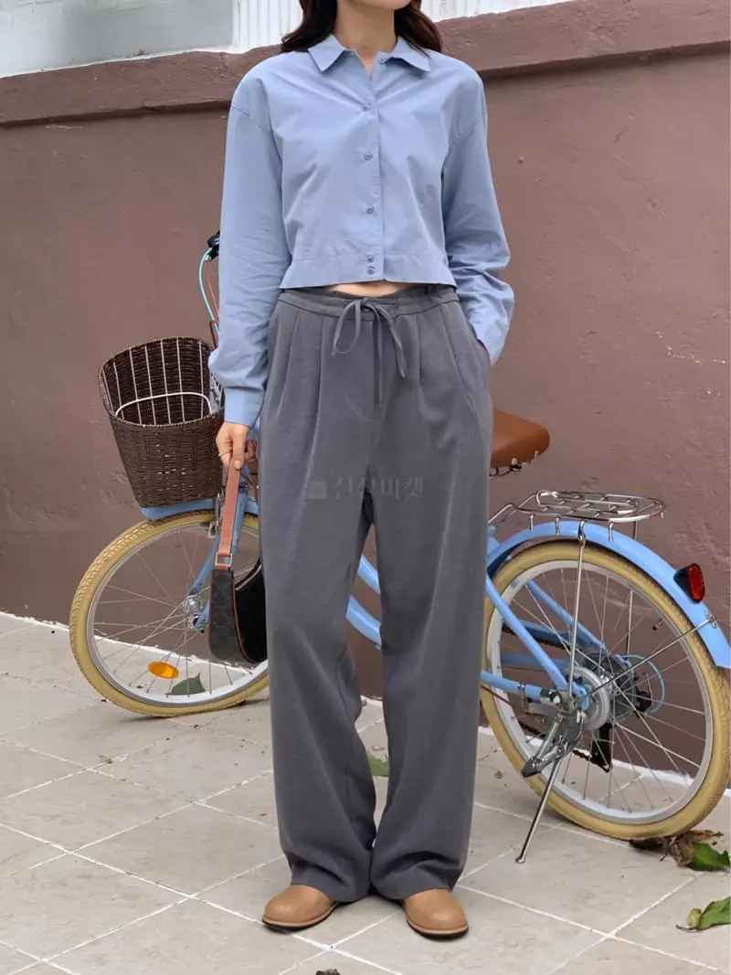 Refleur - Korean Women Fashion - #romanticstyle - Ganer String Pants - 2