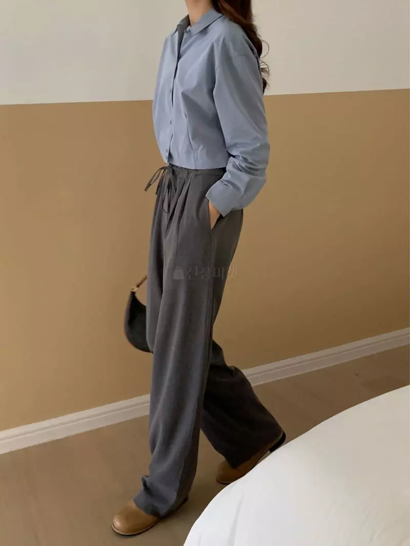 Refleur - Korean Women Fashion - #shopsmall - Ganer String Pants - 3