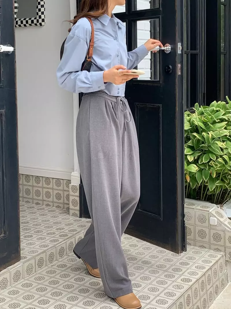 Refleur - Korean Women Fashion - #thelittlethings - Ganer String Pants - 5