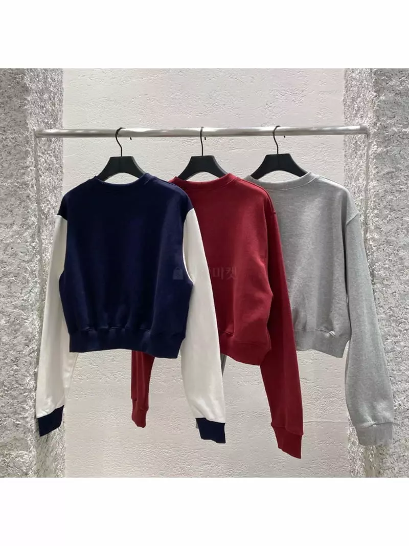 Refleur - Korean Women Fashion - #womensfashion - Vintage Paint Sweatshirt