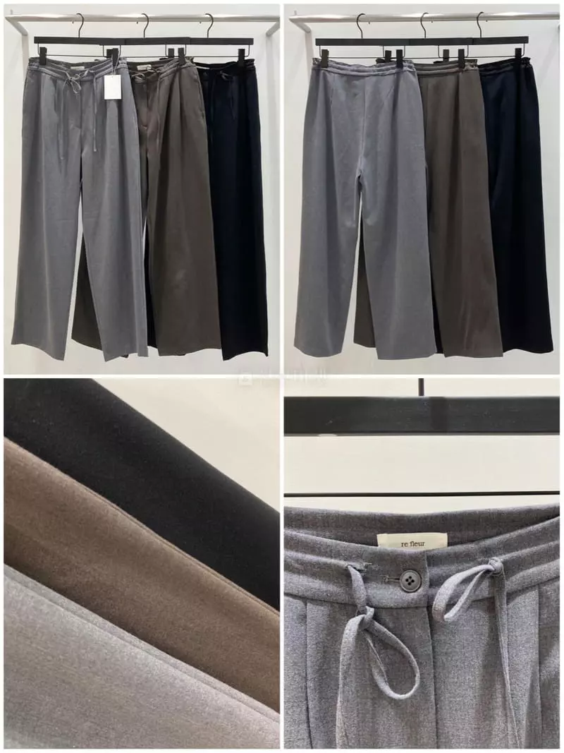 Refleur - Korean Women Fashion - #womensfashion - Ganer String Pants - 11