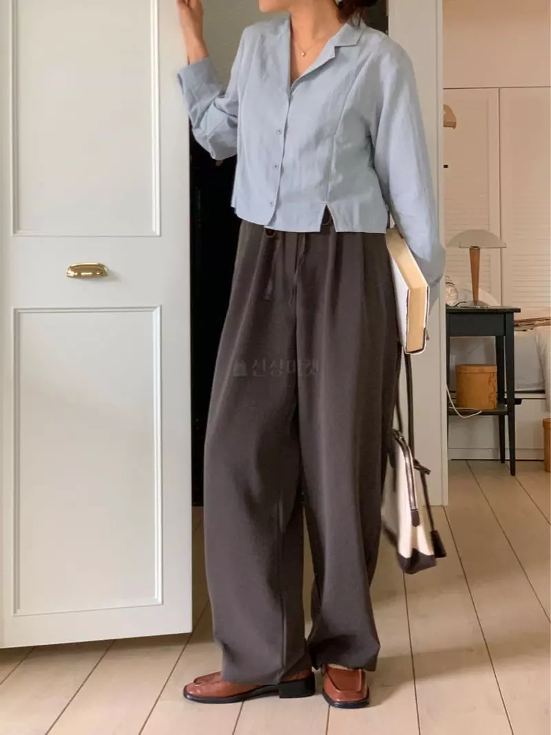Refleur - Korean Women Fashion - #womensfashion - Ganer String Pants - 7