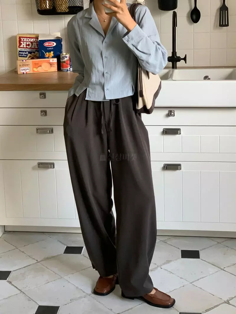 Refleur - Korean Women Fashion - #womensfashion - Ganer String Pants - 9