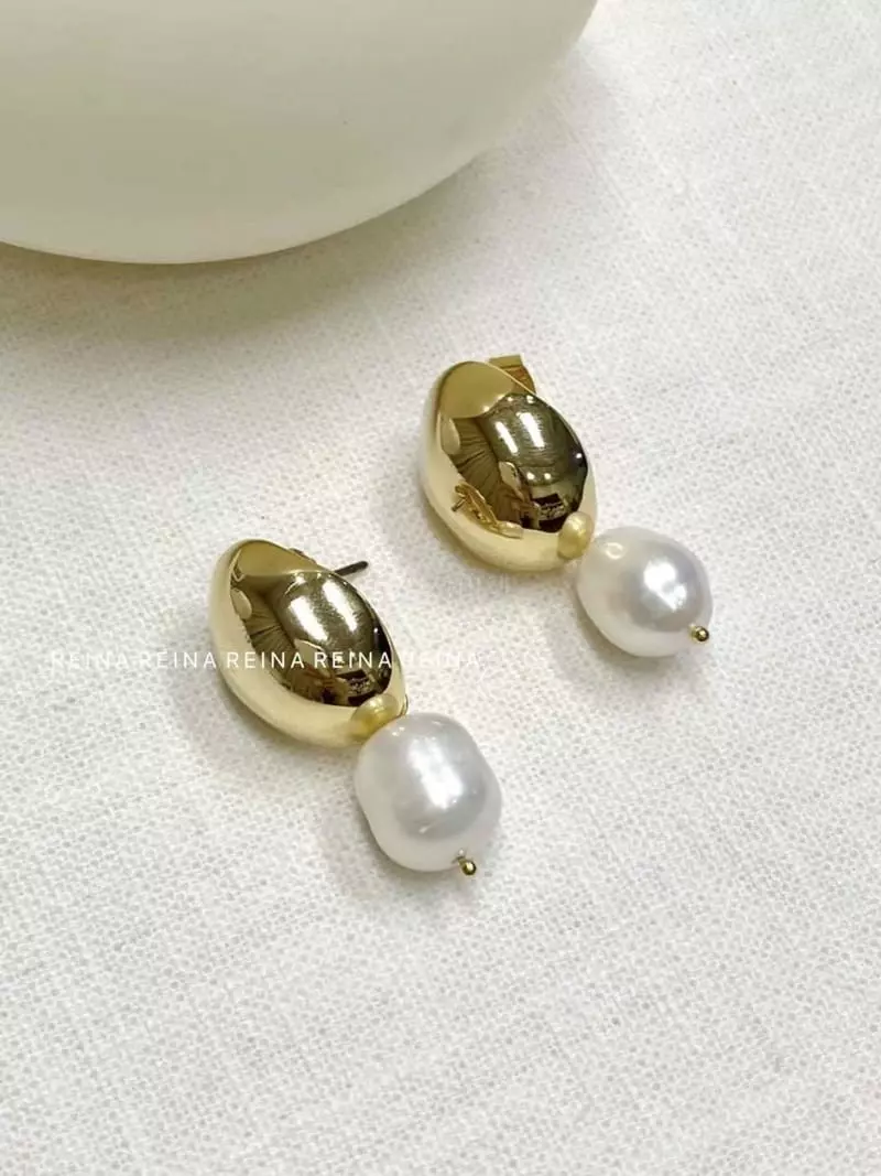 Reina - Korean Women Fashion - #momslook - 2208045 Earring - 3