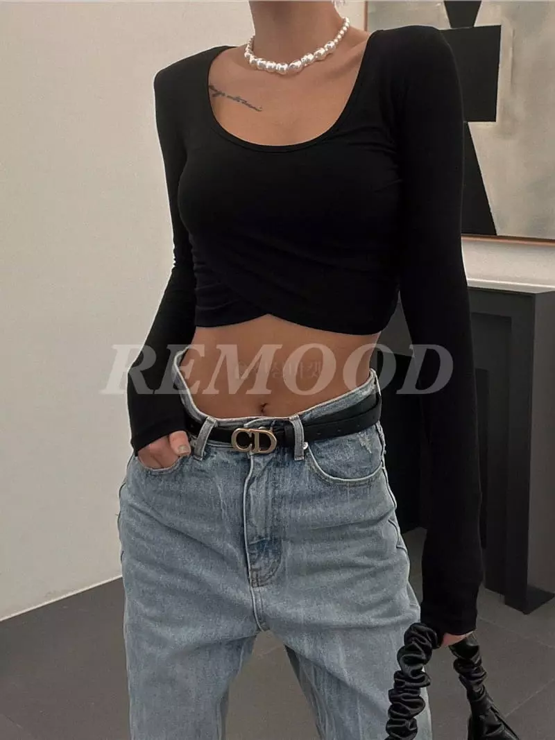 Remood - Korean Women Fashion - #womensfashion - Leeds Tee - 4