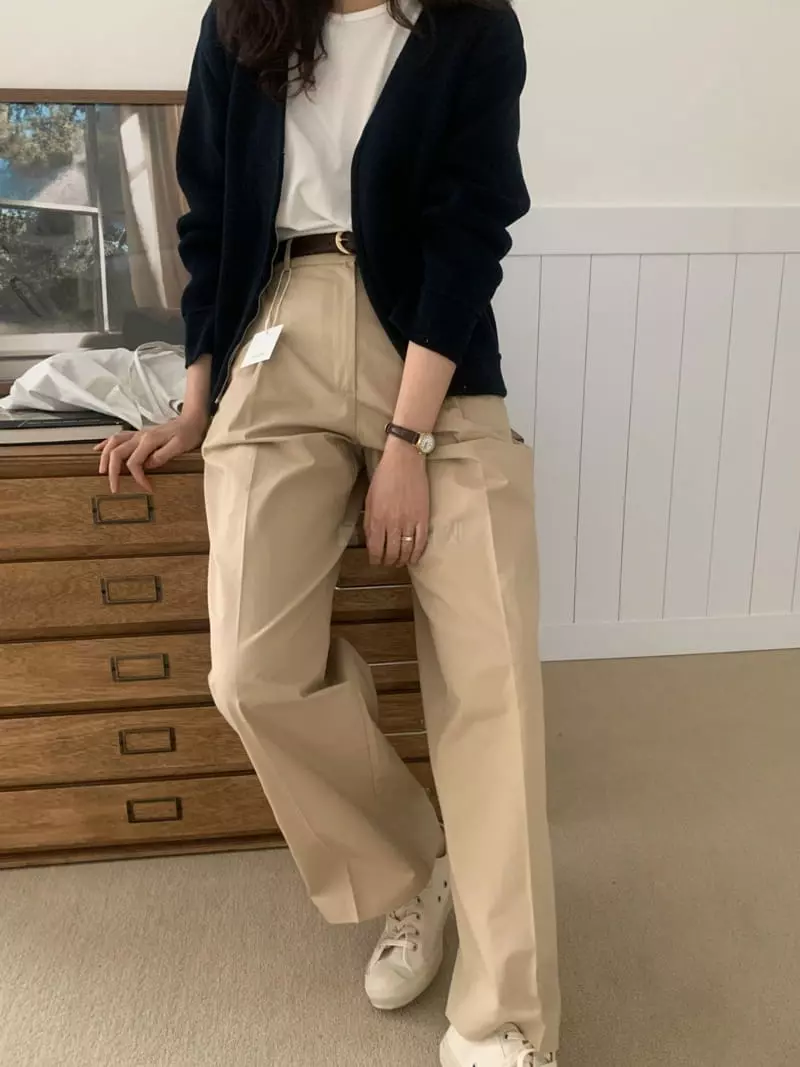 Renouveau - Korean Women Fashion - #momslook - Cotton Pants - 11