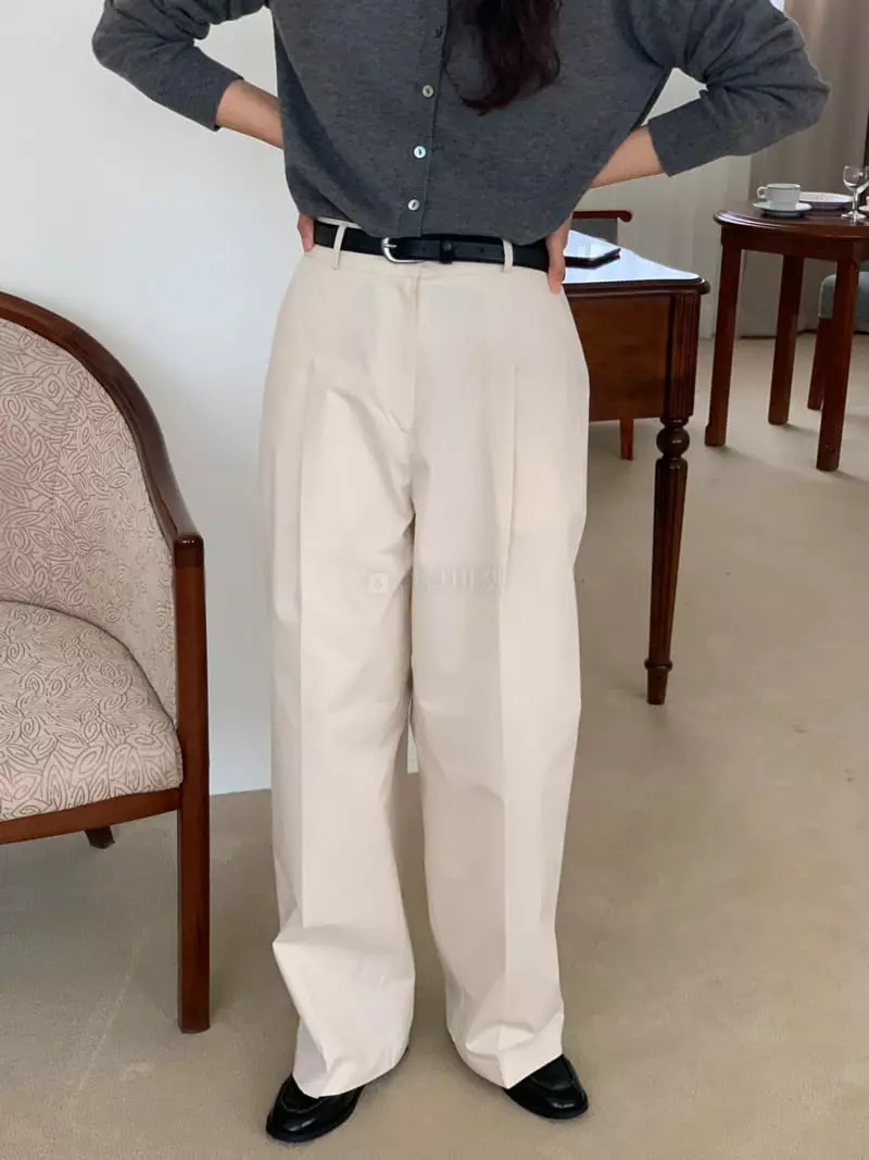 Renouveau - Korean Women Fashion - #momslook - Cotton Pants - 5