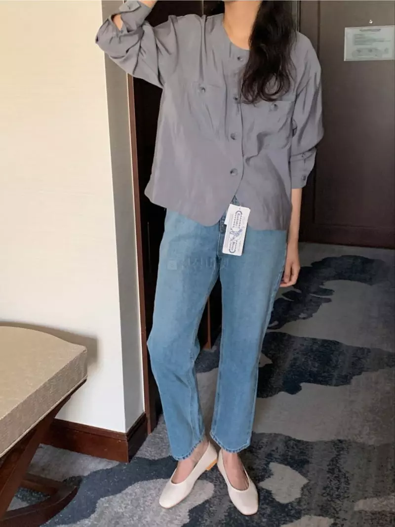 Renouveau - Korean Women Fashion - #momslook - Jacket Blouse - 8