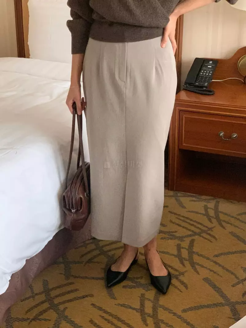 Renouveau - Korean Women Fashion - #momslook - Twill Skirt - 8