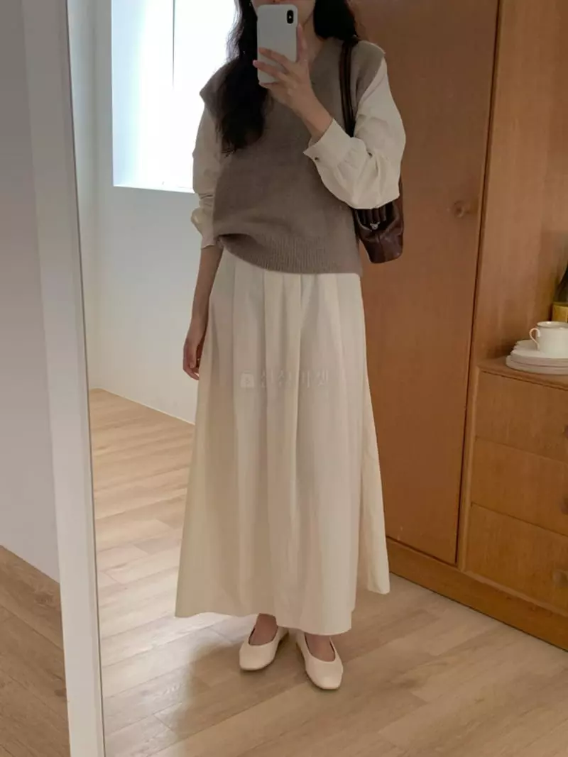 Renouveau - Korean Women Fashion - #momslook - Brush Vest - 11