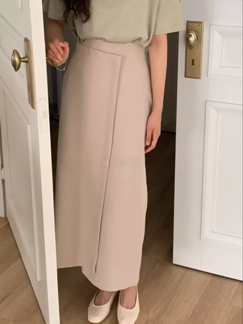 Renouveau - Korean Women Fashion - #momslook - Unbal Skirt - 9