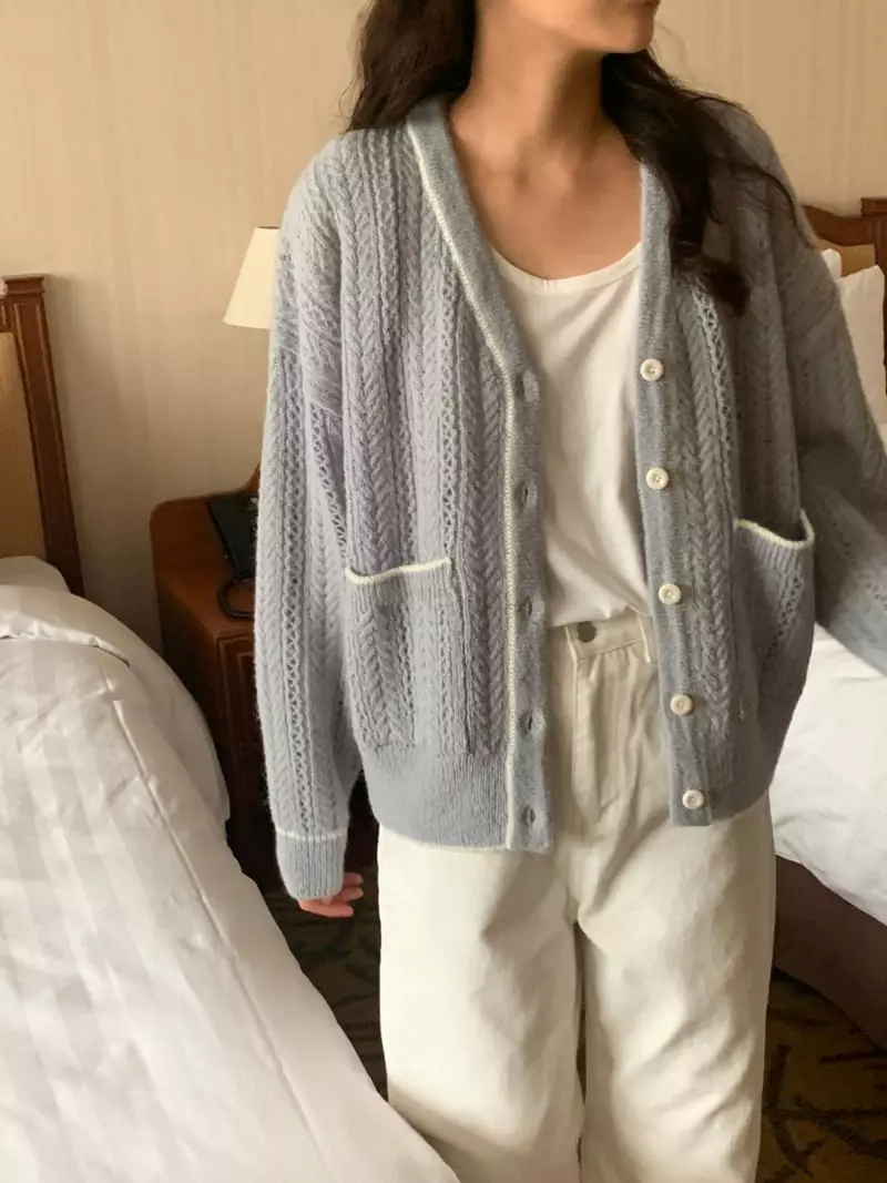 Renouveau - Korean Women Fashion - #womensfashion - Alpaca Cardigan - 4