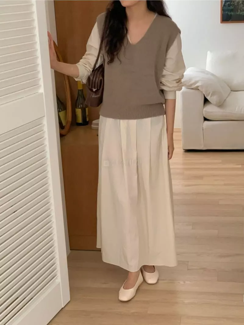 Renouveau - Korean Women Fashion - #womensfashion - Brush Vest - 4