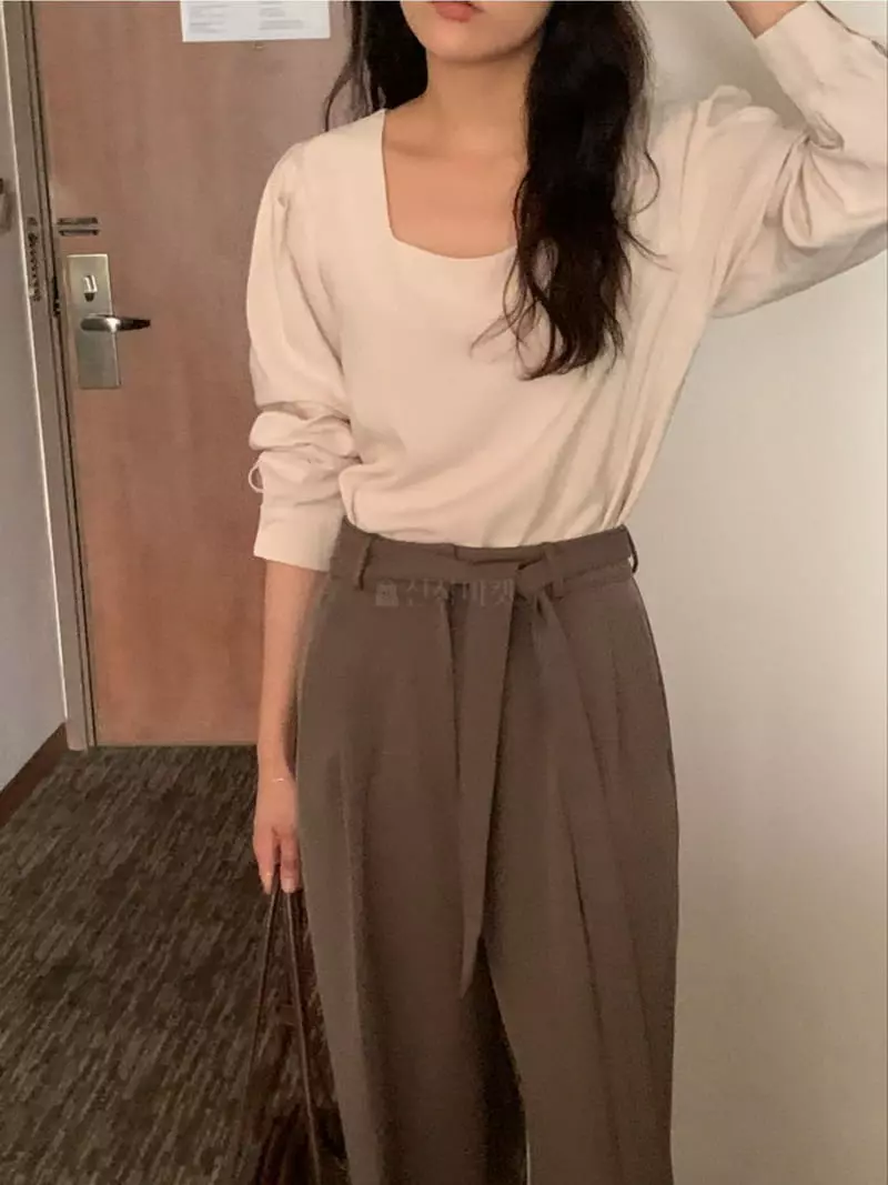 Renouveau - Korean Women Fashion - #momslook - Milk Blouse - 6