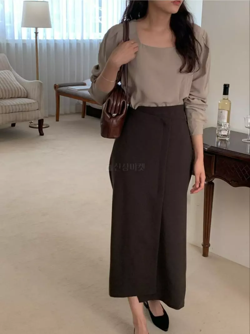 Renouveau - Korean Women Fashion - #momslook - Milk Blouse - 7
