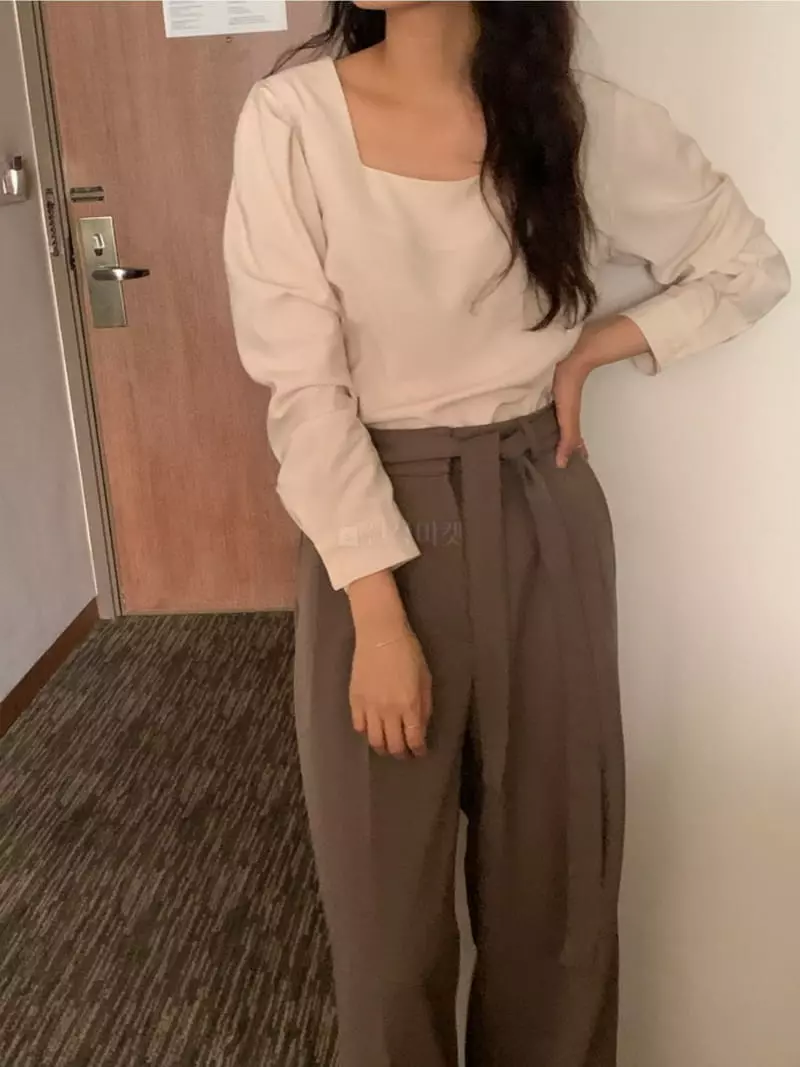 Renouveau - Korean Women Fashion - #momslook - Milk Blouse - 8