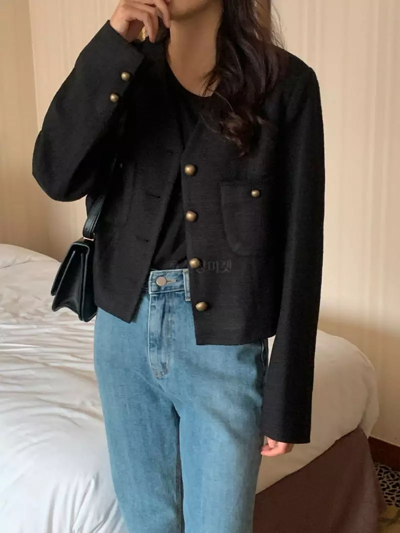 Renouveau - Korean Women Fashion - #momslook - Lace Twid JAcket - 12