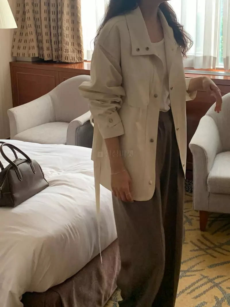 Renouveau - Korean Women Fashion - #pursuepretty - Trench Field Jacket - 2