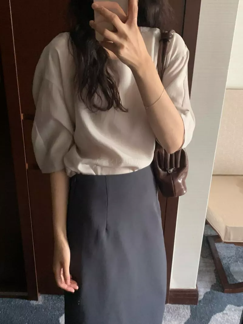 Renouveau - Korean Women Fashion - #restrostyle - Circle Blouse - 5