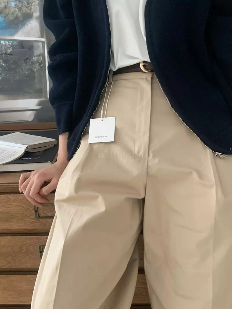Renouveau - Korean Women Fashion - #romanticstyle - Cotton Pants