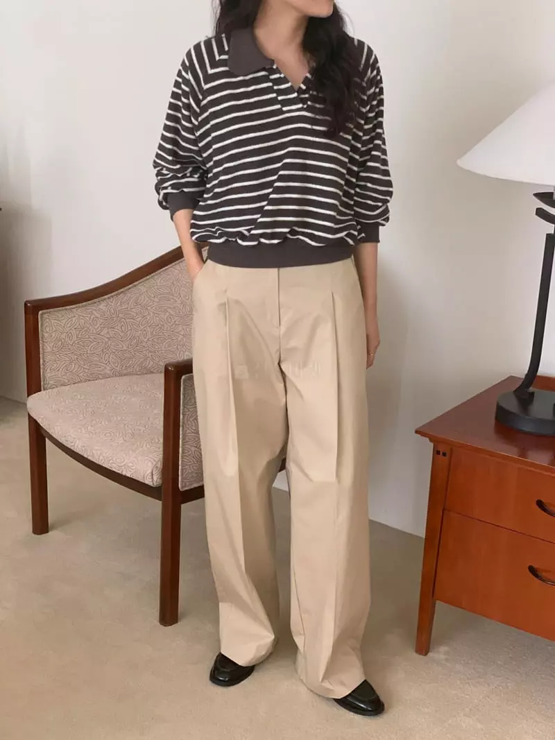 Renouveau - Korean Women Fashion - #shopsmall - Stripes Knit Sweatshirt - 6