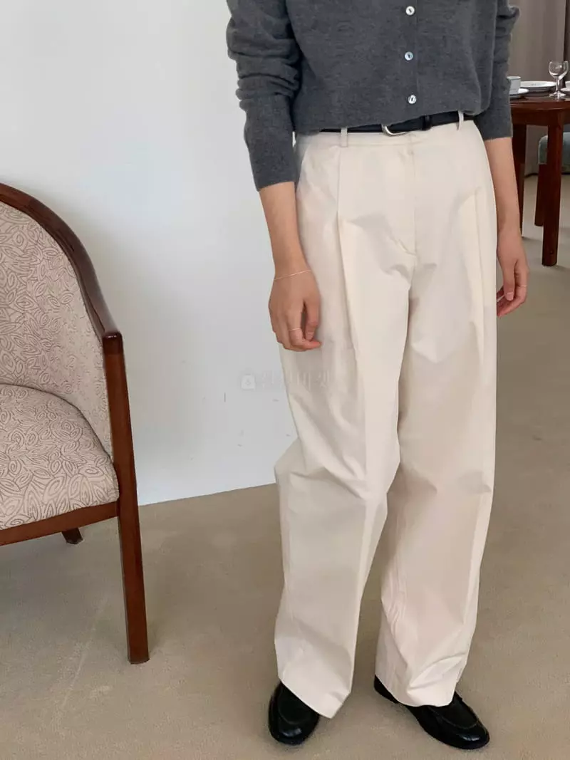 Renouveau - Korean Women Fashion - #thatsdarling - Cotton Pants - 3