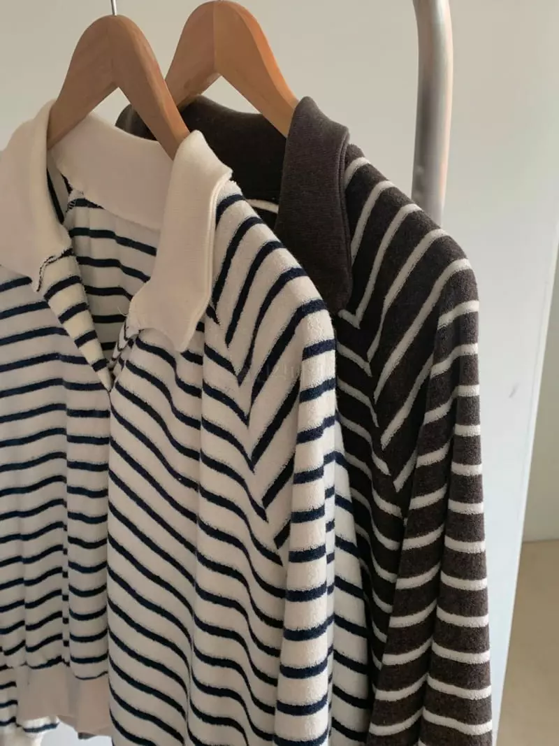 Renouveau - Korean Women Fashion - #thatsdarling - Stripes Knit Sweatshirt - 7