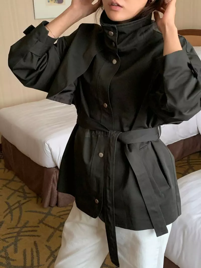 Renouveau - Korean Women Fashion - #thelittlethings - Trench Field Jacket - 7