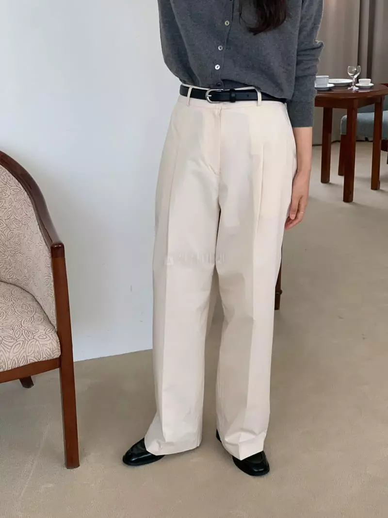 Renouveau - Korean Women Fashion - #thatsdarling - Cotton Pants - 4