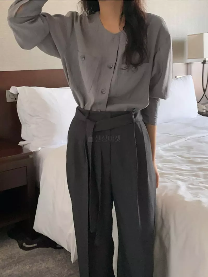 Renouveau - Korean Women Fashion - #thelittlethings - Jacket Blouse