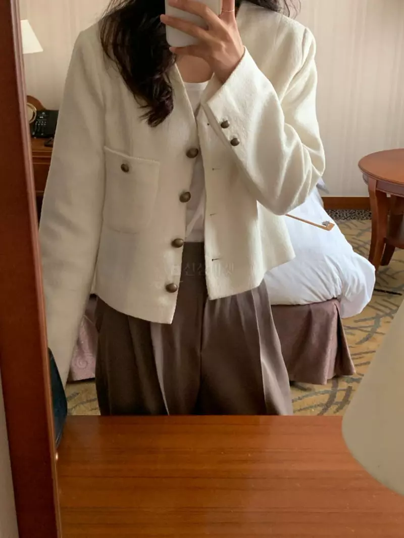Renouveau - Korean Women Fashion - #thelittlethings - Lace Twid JAcket - 11