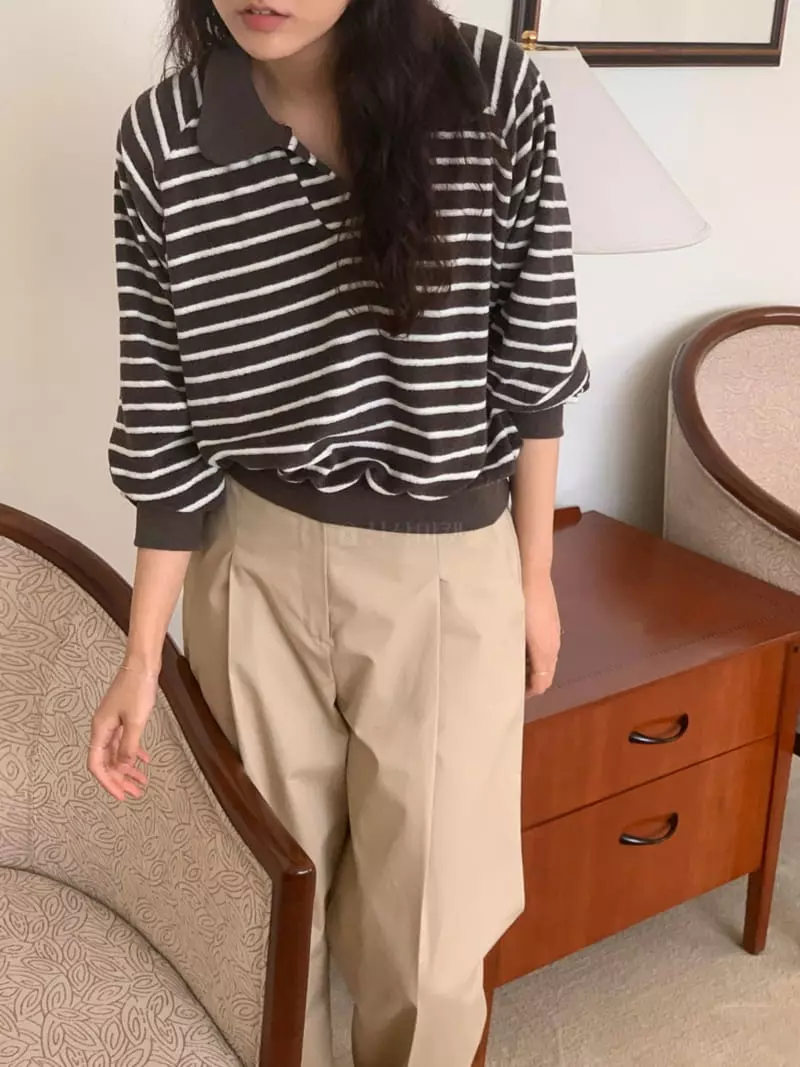 Renouveau - Korean Women Fashion - #thelittlethings - Stripes Knit Sweatshirt - 8