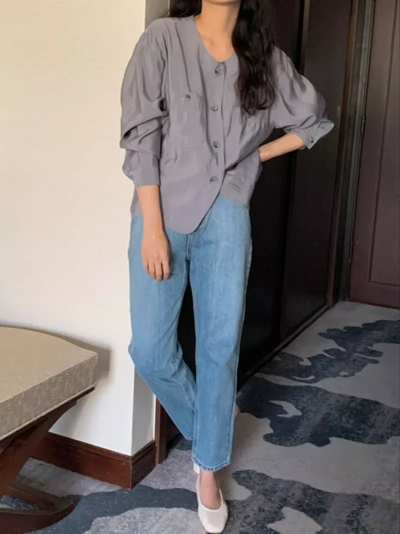 Renouveau - Korean Women Fashion - #womensfashion - Jacket Blouse - 9