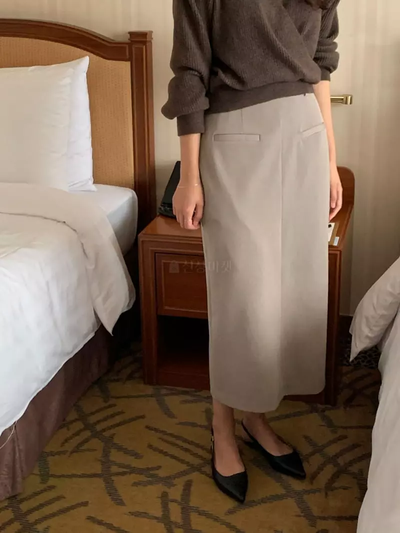 Renouveau - Korean Women Fashion - #womensfashion - Twill Skirt