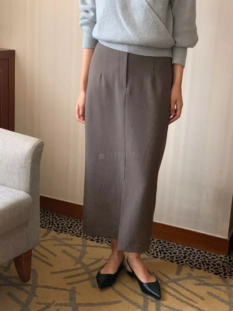 Renouveau - Korean Women Fashion - #womensfashion - Twill Skirt - 11