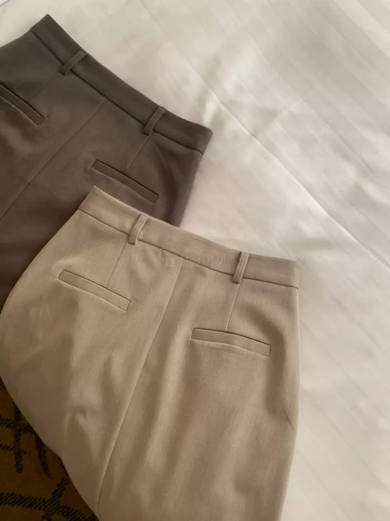 Renouveau - Korean Women Fashion - #womensfashion - Twill Skirt - 3