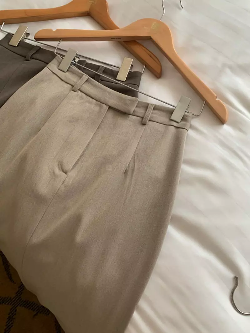 Renouveau - Korean Women Fashion - #womensfashion - Twill Skirt - 9