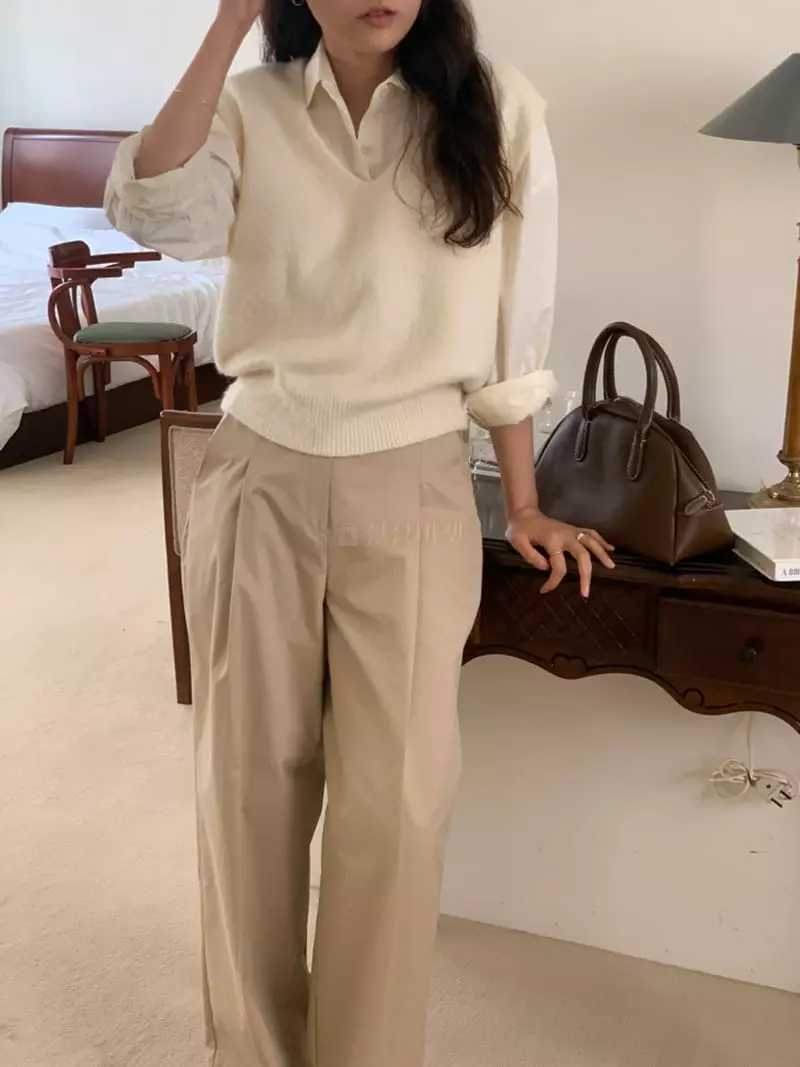 Renouveau - Korean Women Fashion - #womensfashion - Brush Vest - 8