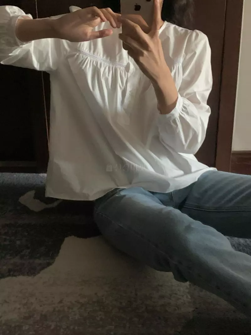 Renouveau - Korean Women Fashion - #womensfashion - Rubber Blouse - 2