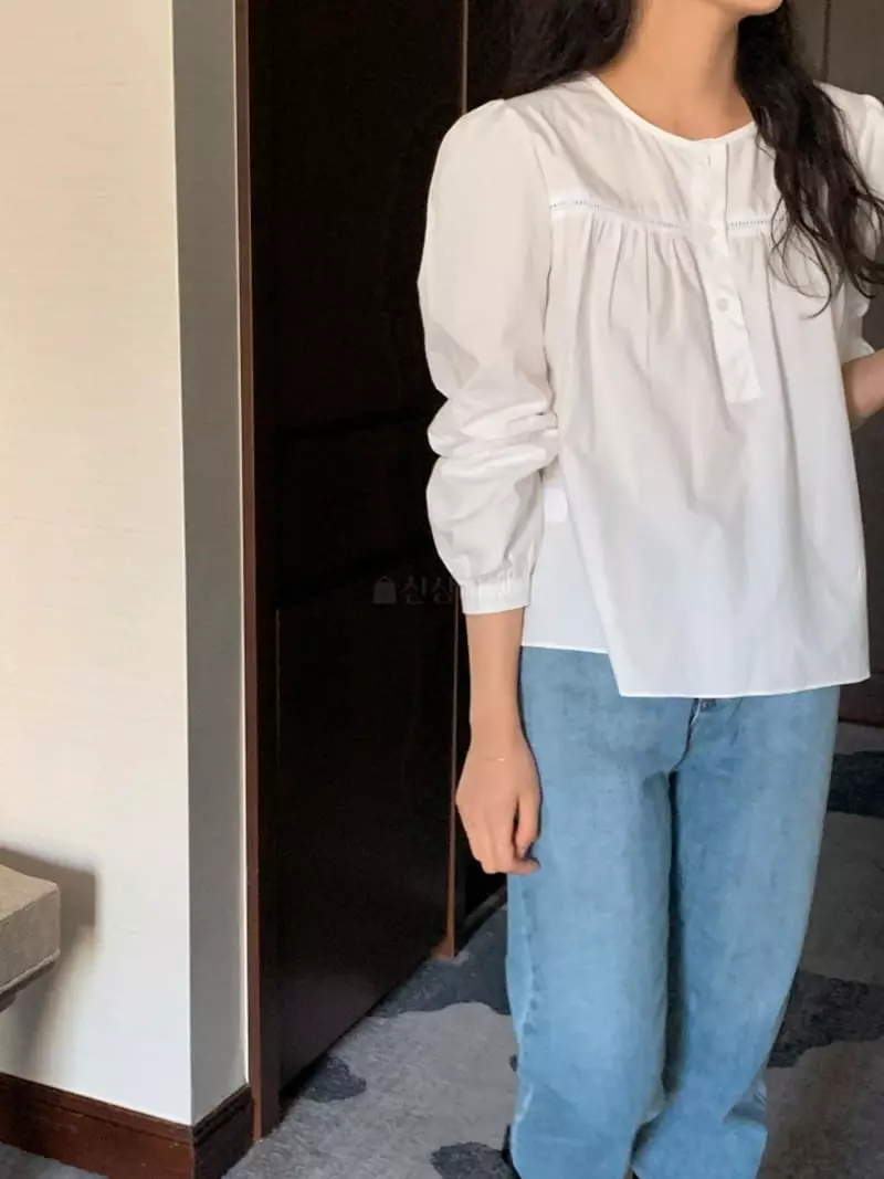 Renouveau - Korean Women Fashion - #womensfashion - Rubber Blouse - 8