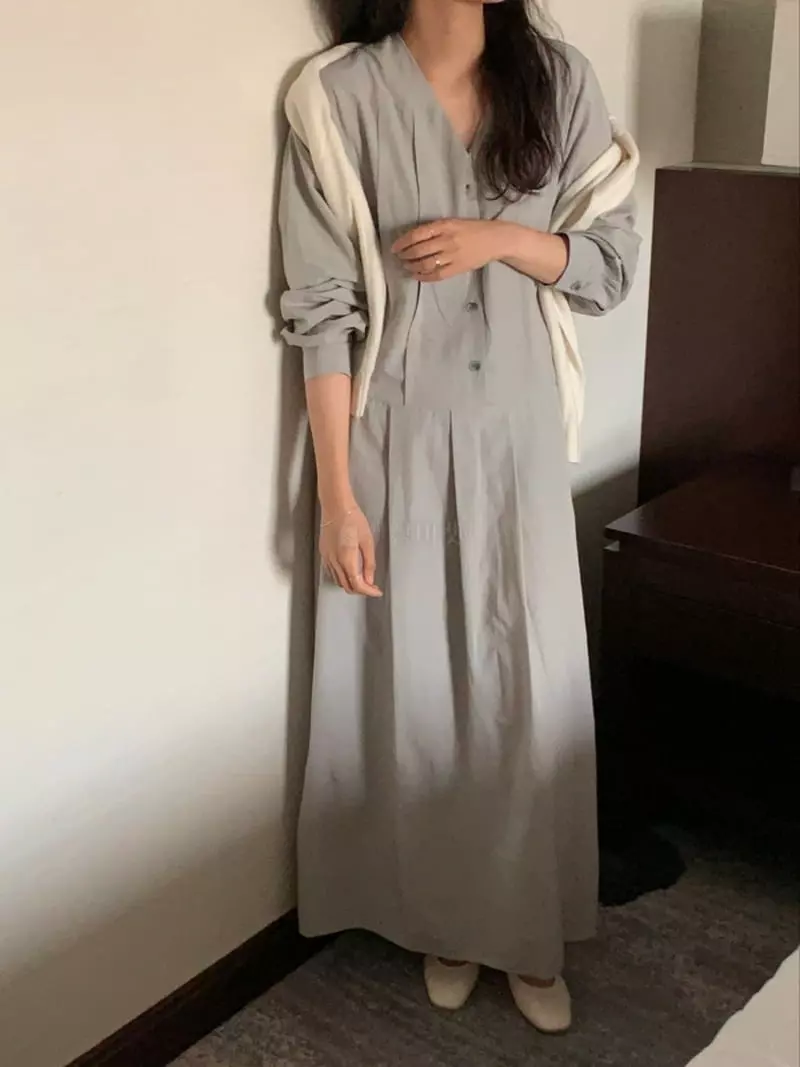 Renouveau - Korean Women Fashion - #momslook - Minu One-piece - 4