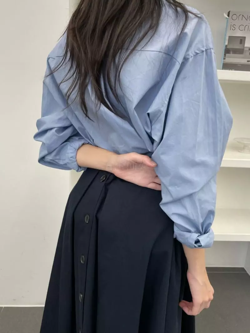 Reve - Korean Women Fashion - #momslook - Pintuck Shirt - 9