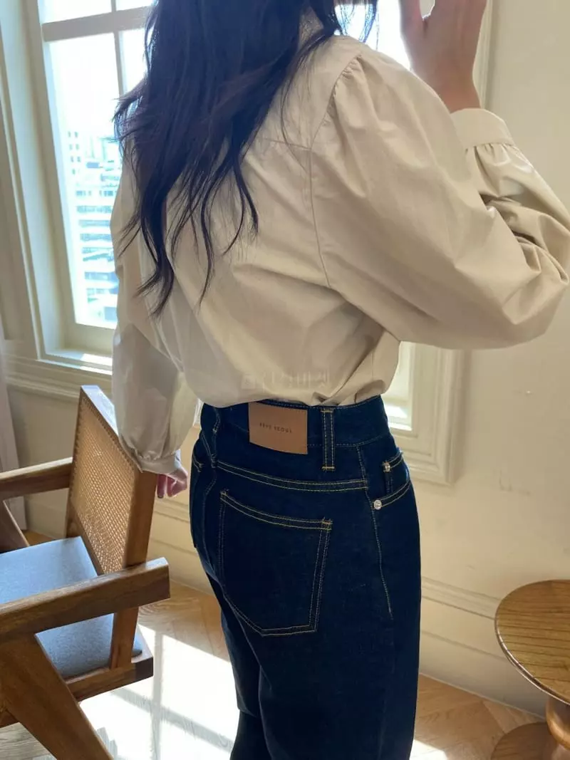 Reve - Korean Women Fashion - #momslook - Pocket Frill Shirt - 11